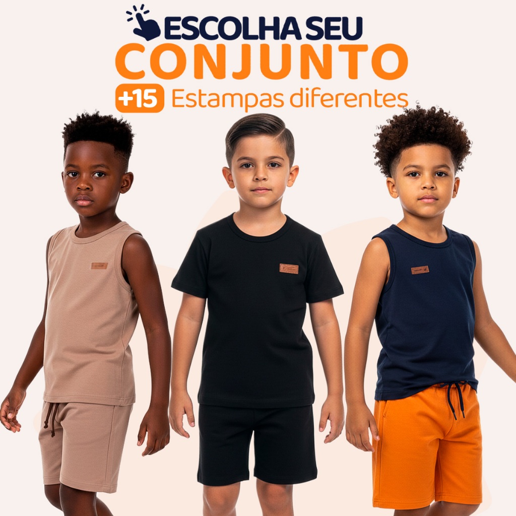 Conjunto Infantil Menino Liso Masculino Roupa de Menino Minimalista Roupa para Escola Uniforme infantil Masculino l01 em Oferta na Shopee