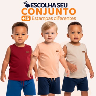 Conjunto de Bebê Menino Básica Masculino Roupa de Bebê Menino Básico Minimalista Roupa infantil Masculino l01 em Oferta na Shopee