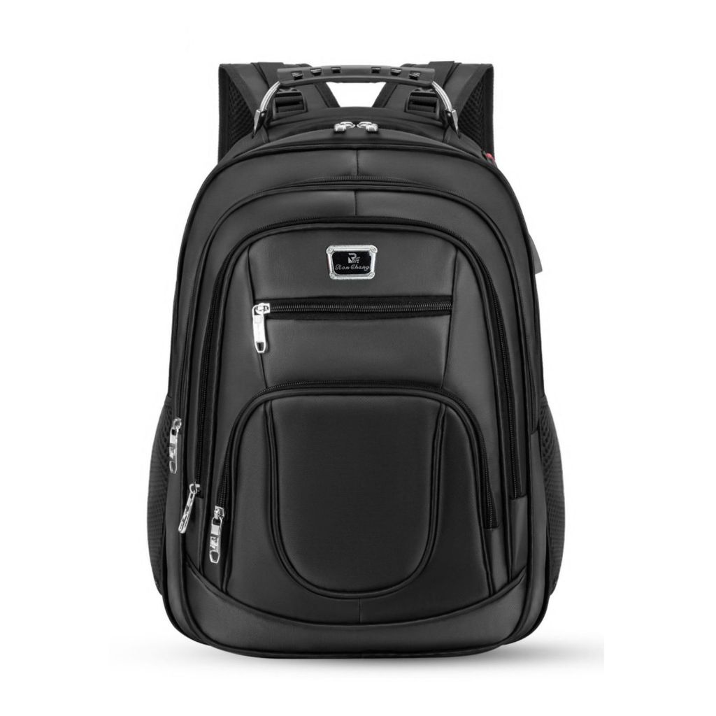 Mochila De Couro Grande Capacidade Para Notebook Antifurto Senha Cabo De Aço Trabalho Viagem Faculdade Reforço