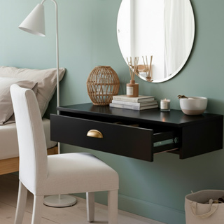 Penteadeira com Gaveta Suspensa Com Corrediça Multifuncional Maquiagens beleza em Oferta na Shopee