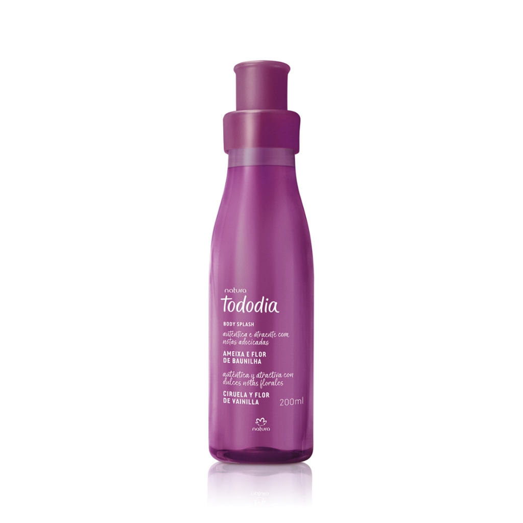 Tododia Ameixa e Flor de Baunilha Body Splash Desodorante Colônia Feminino - 200 ml