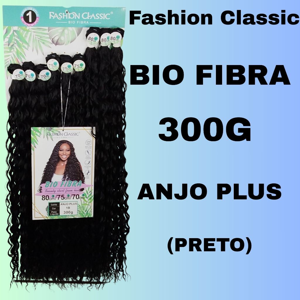 ANJO PLUS FASHION CLASSIC CABELO PARA APLIQUE E ENTRELACE PRETO