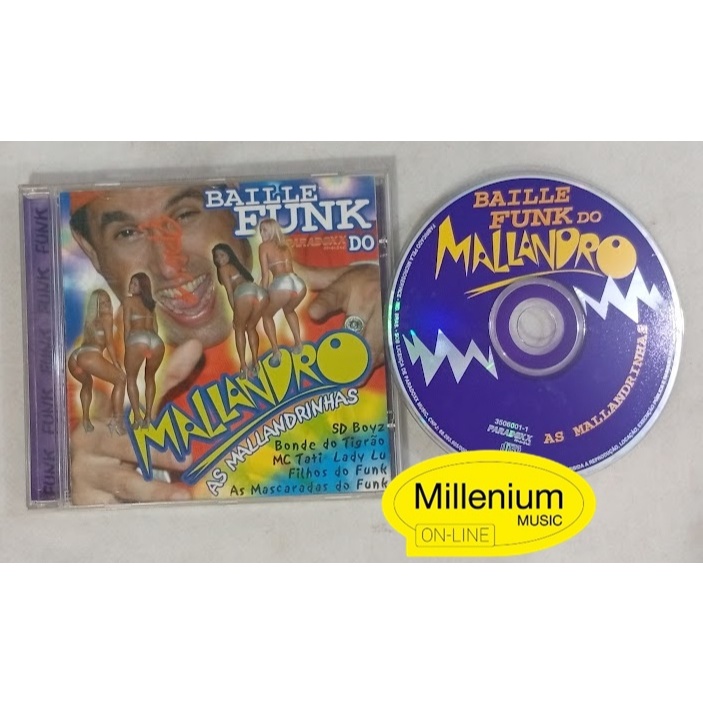 CD Baile Funk SDo Mallandro E As Mallandrinhas 2000 Original Gravadora Colecionador Ótimo Estado