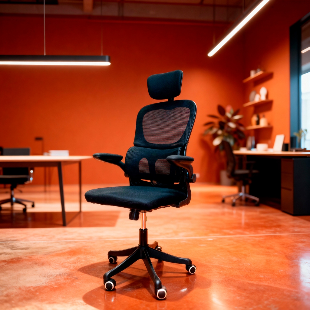 Imagem Cadeira Escritório Ergonomica Giratoria Executiva Yayo