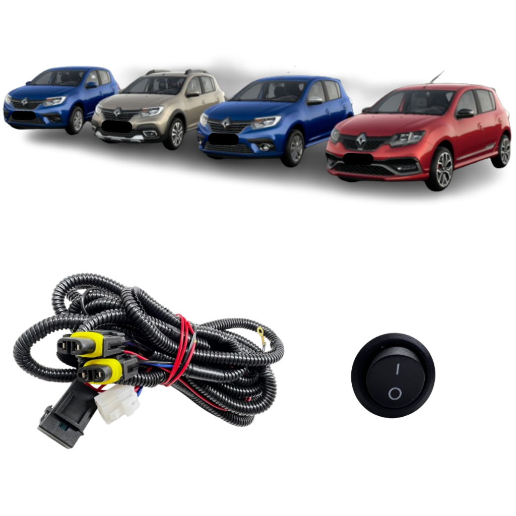 Chicote Farol De Milha Sandero Todos em Oferta na Shopee