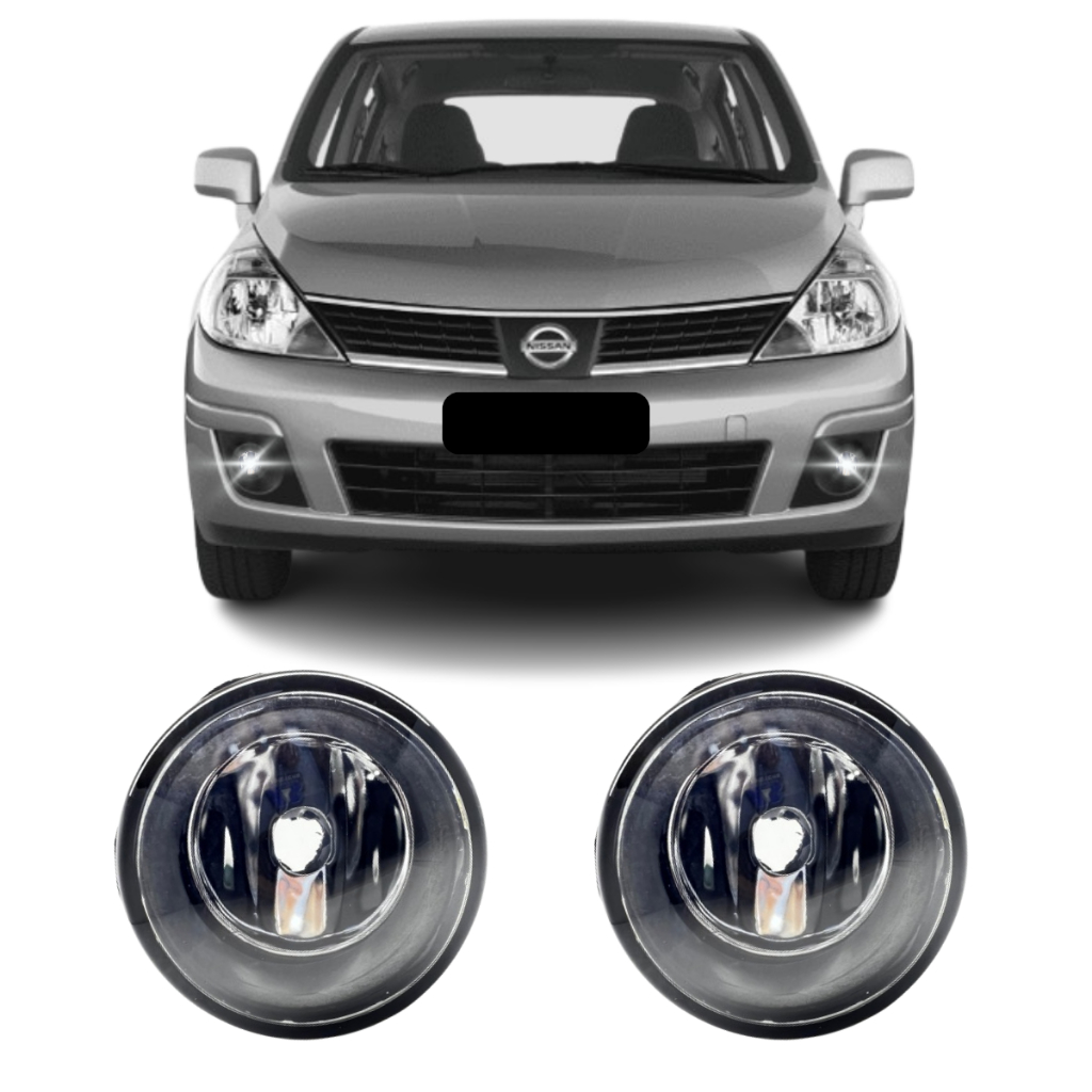 Farol De Milha Nissan Tiida 2007 2008 2009 2010 2011 2012 2013 em Oferta na Shopee