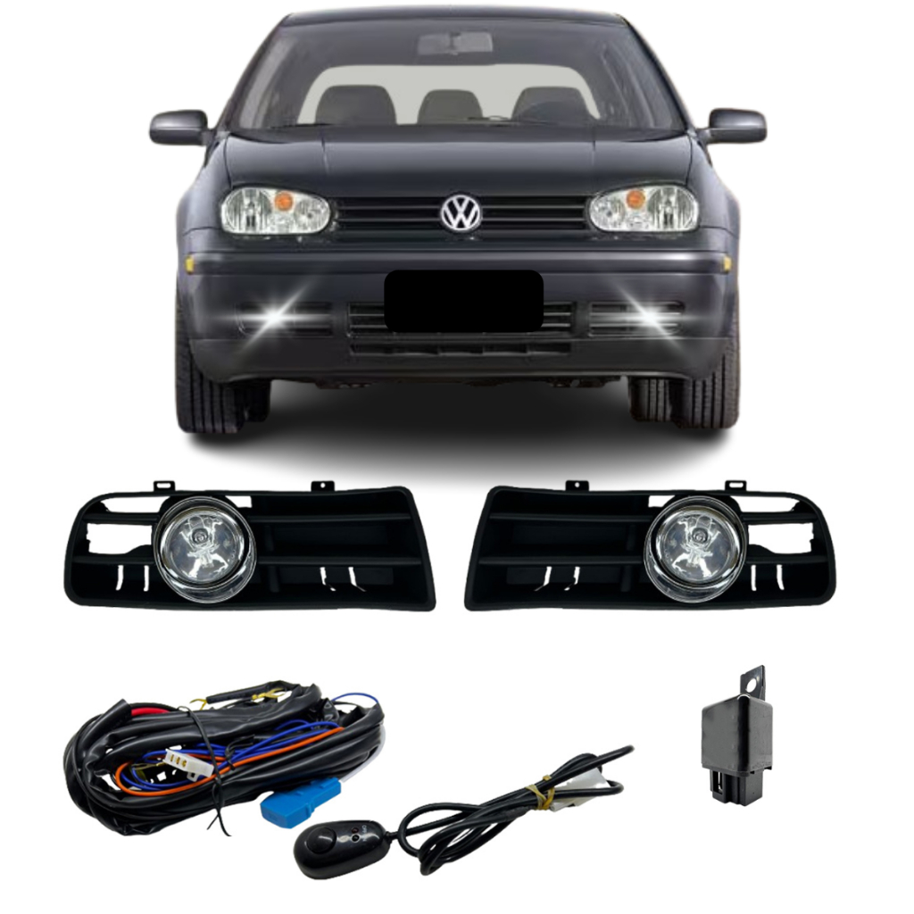 Kit Farol Milha Golf 1999 2000 2001 2002 2003 2004 2005 2006 em Oferta na Shopee