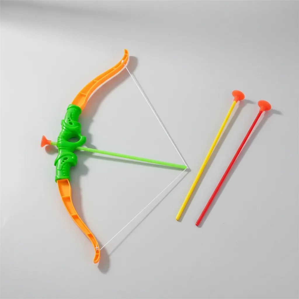 Arco E Flecha Brinquedo Infantil Com Dardos Seguro Educativo