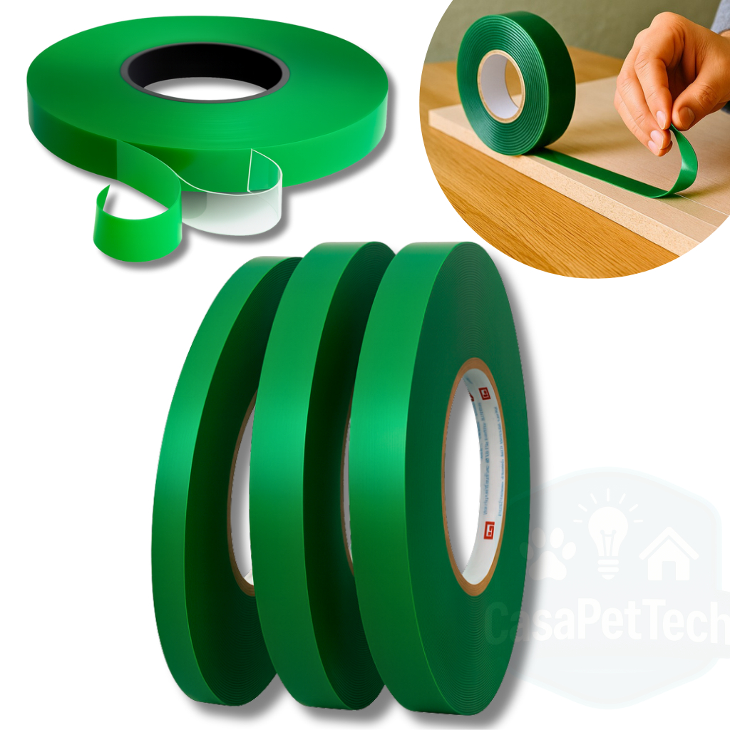 Fita Dupla Face Acrílica 5mm 10mm 12m x 20m Fixação Forte Para Fita LED Suportes Quadros Prova Dagua em Oferta na Shopee