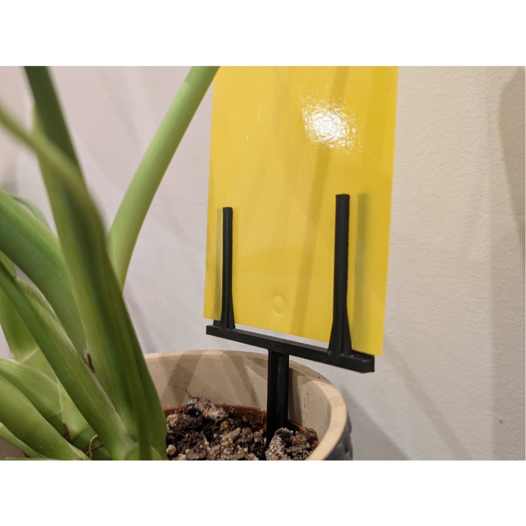Suporte Papel Pega Moscas para Plantas Estufa Grow Cultivo Indoor Resistente Impresso 3D PETG