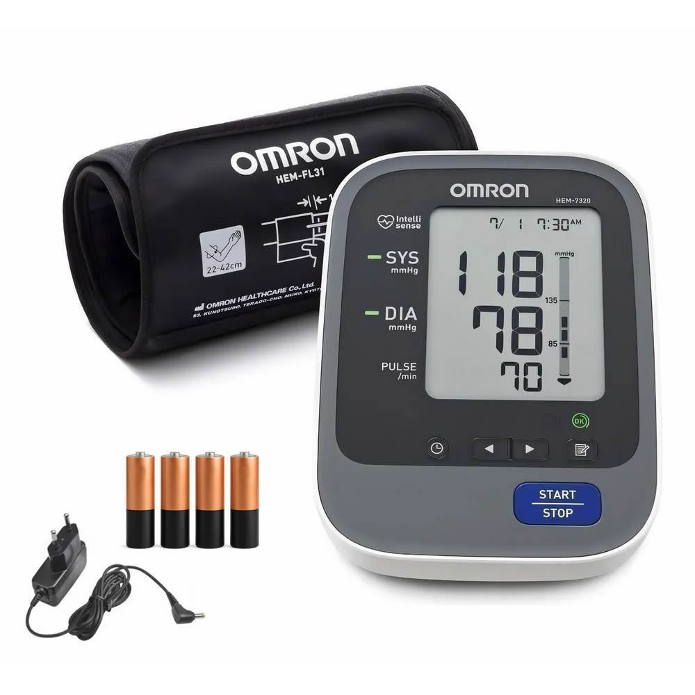 Aparelho Medidor de Pressão Arterial Digital de Braço Omron HEM-7320