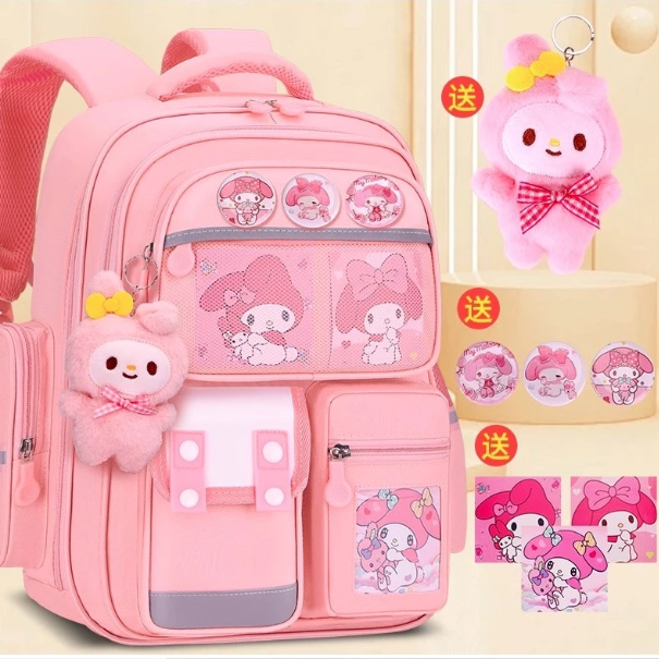 Nova mochila escolar com estampa de anime para alunos do ensino fundamental--5028 em Oferta na Shopee