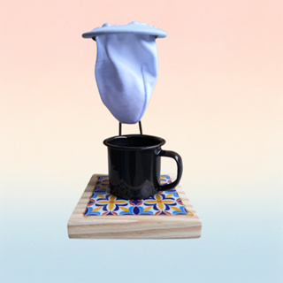 Mini Coador Café Gourmet Refil De Pano Com Caneca 90 Ml em Oferta na Shopee