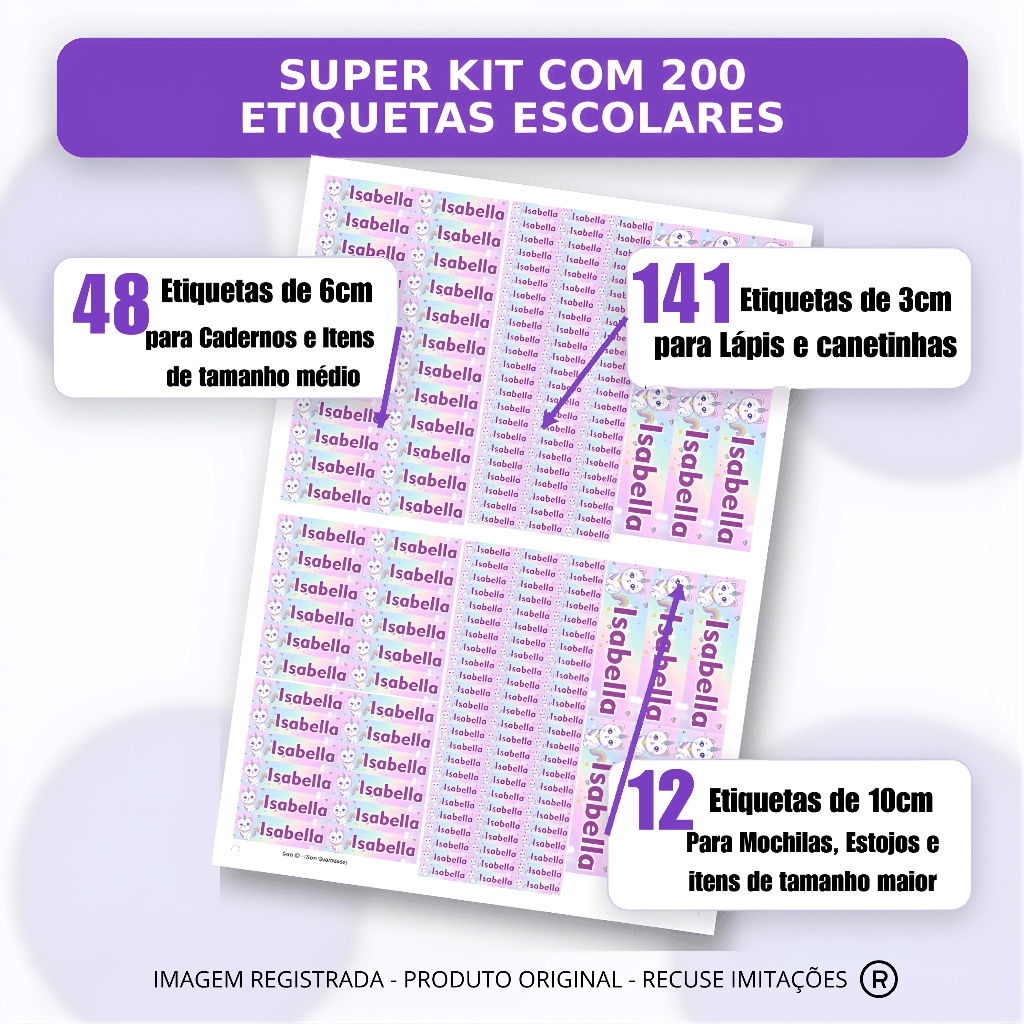 Etiqueta Escolar de Vinil: Onde Comprar | BuscaProdutos