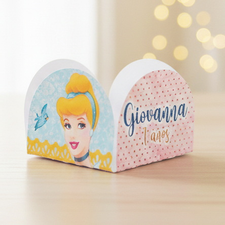 Forminhas de Doces Personalizadas Cinderela | Brigadeiro Docinhos Decoração Festa Aniversário Lembrancinhas