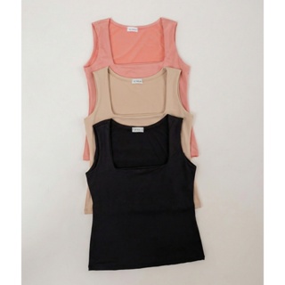 Kit 3 Blusinhas Regatas Feminina Suplex Gola Quadrada Calor Verao em Oferta na Shopee