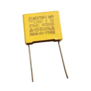Capacitor MKP X2 Polipropileno Segurança 0,33Uf 275vac 40/100/21 em Oferta na Shopee