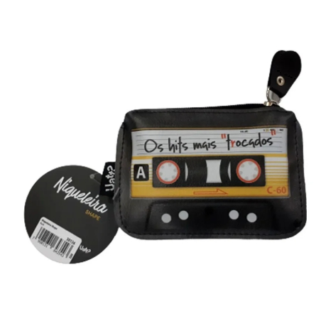 Bolsa Niqueleira Shape Rock Fita K7 13cm UATT?