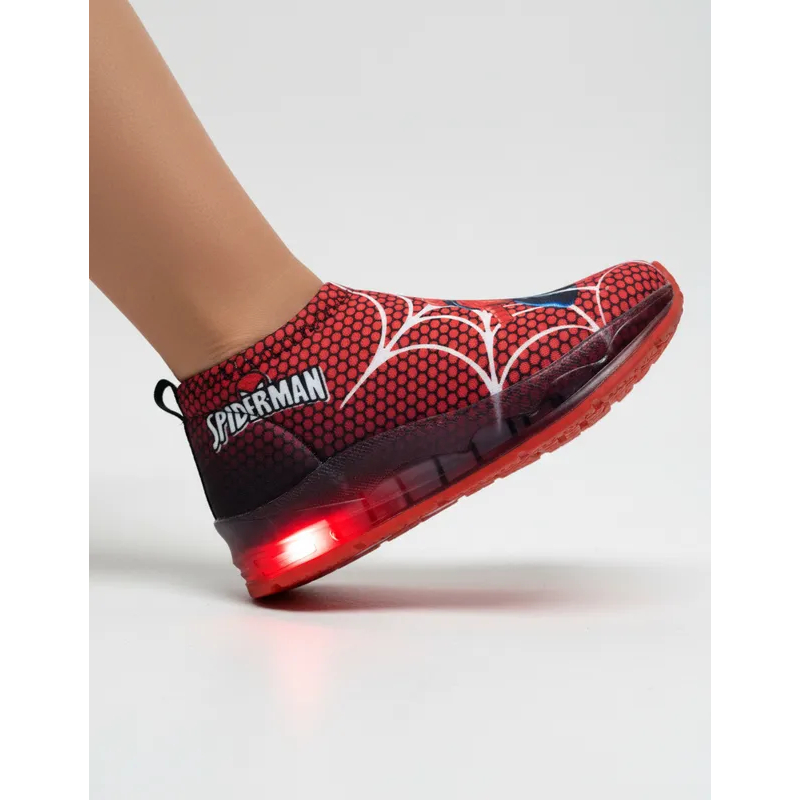 Aranha Tênis Infantil Calce Fácil Luz Led em Oferta na Shopee