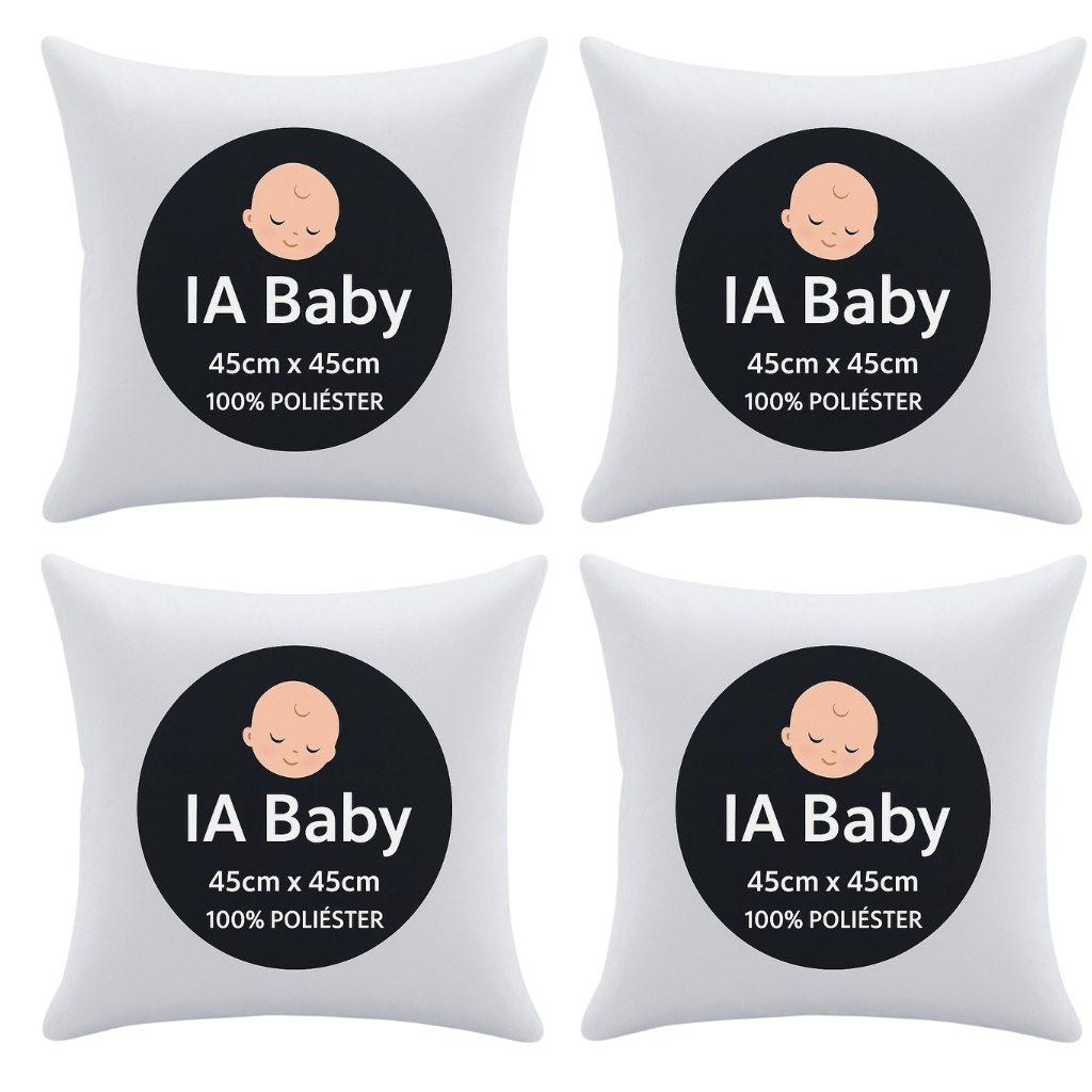 Kit 4 Enchimentos Almofada Refil 45x45 Silicone Antialergico em Oferta na Shopee