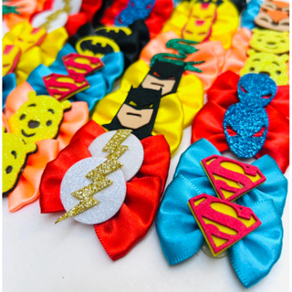 50 unidades lacinhos pet para Macho mix cores variadas Personagens cachorro, caes laço banho e tosa em Oferta na Shopee