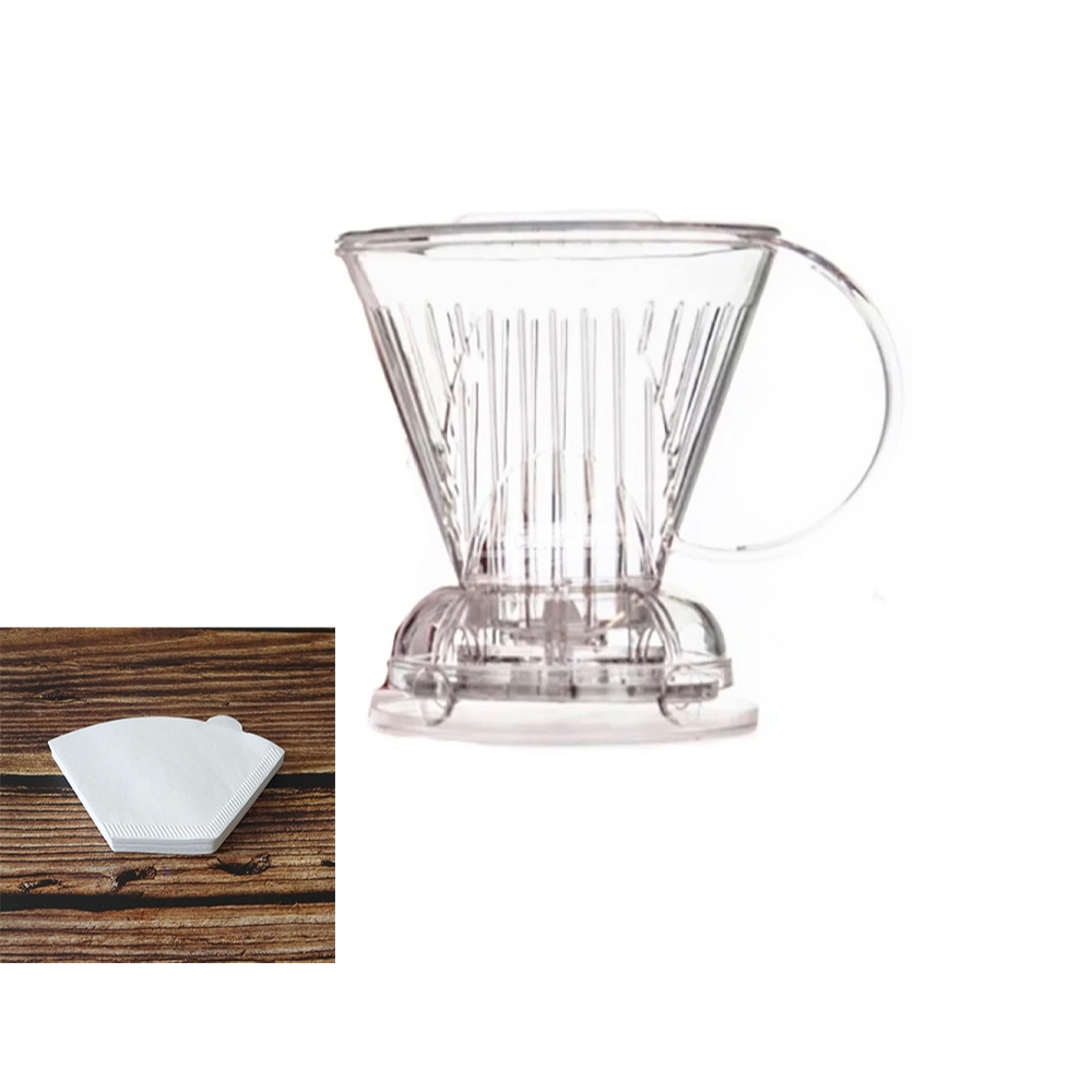 Clever tipo 500ml para Suporte Filtro Coador De Café Com 90 Papel
