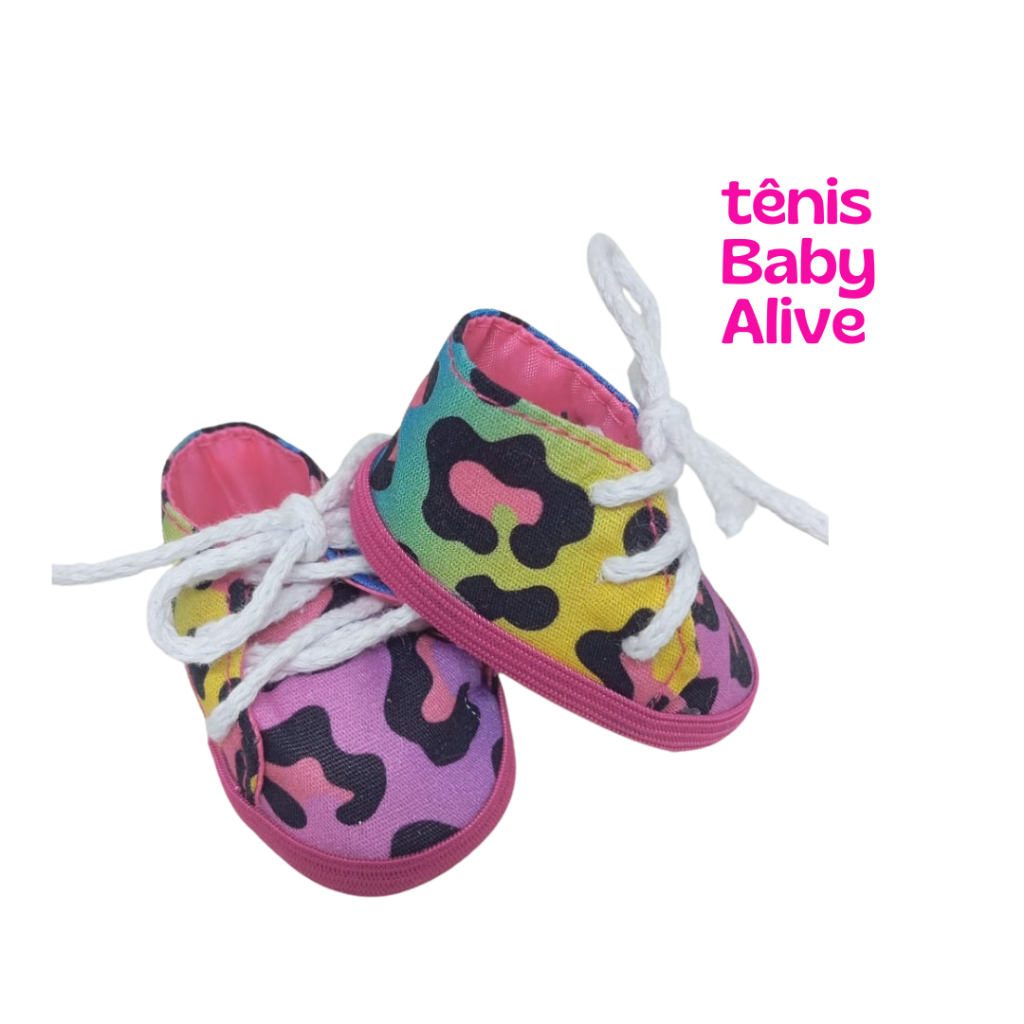 Tênis para para bonecas Baby Alive e similares
