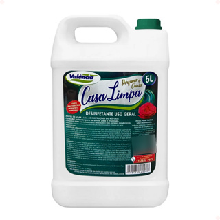 Desinfetante Casa Limpa Valência 5L Bactericida Perfumado Limpeza Residencial Comercial Condomínios Qualidade em Oferta na Shopee