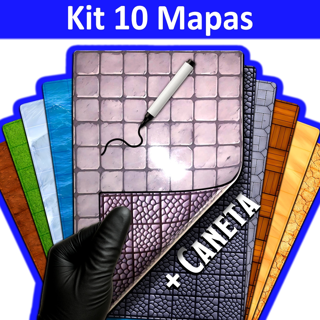 Grid de Batalha Rpg: Onde Comprar | BuscaProdutos