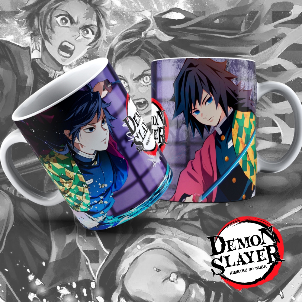 Caneca Anime Demon Slayer 325ml com Personalização Artística