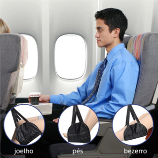 Almofada de Pés de Vôo - Apoio Viagem Hammock | Espuma Leve e Confortável em Oferta na Shopee