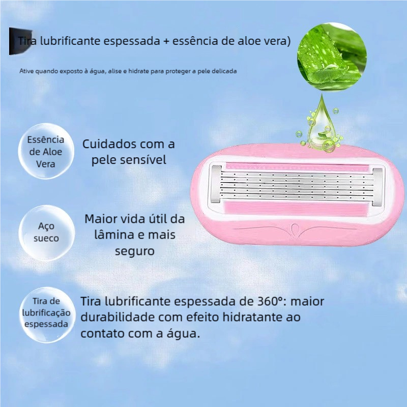 Faca de Raspar Manual 5 Camadas - Wanmei Mini Portátil para Corpo Inteiro