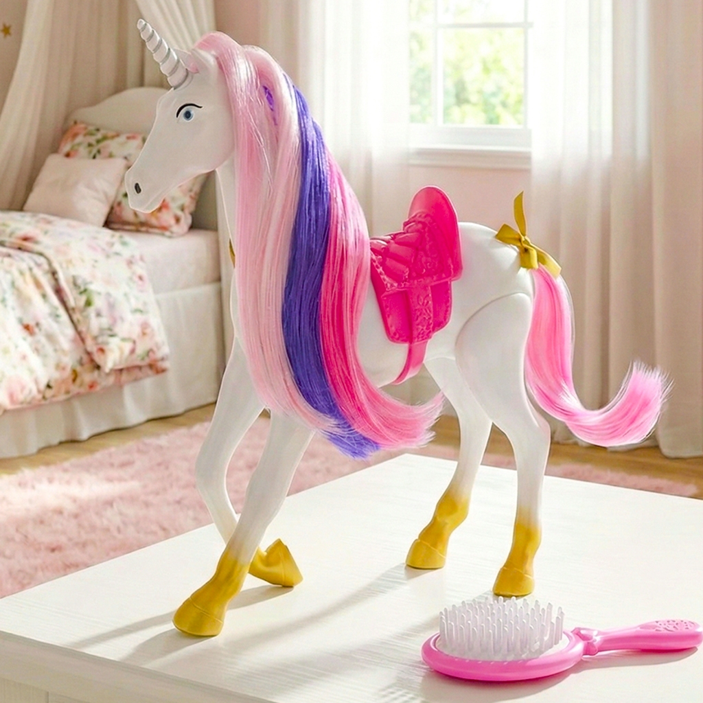 Brinquedo Figura Unicornio Com Acessorios 2731 - Lider