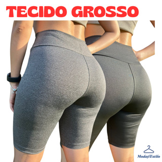 2 Bermuda Feminina Short Fitness Ciclista Academina Suplex Caminhada Plus Size em Oferta na Shopee
