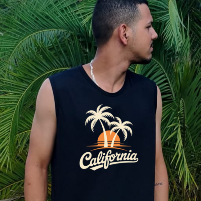 CAMISETA CAVADA VERÃO ESTAMPADA DIVERSAS ESTAMPA PASSEIO PRAIA DIA A DIA MATERIAL ALTA QUALIDADE CALOR