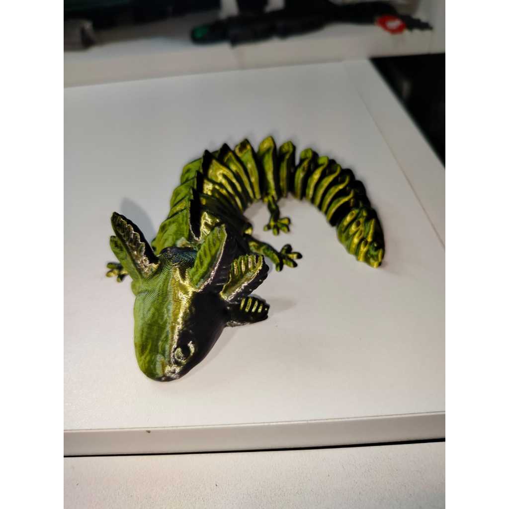 Axolote Articulado Brinquedo Fidget Toy Sensorial Criaturas Articuladas Salamandra Presente Criativo