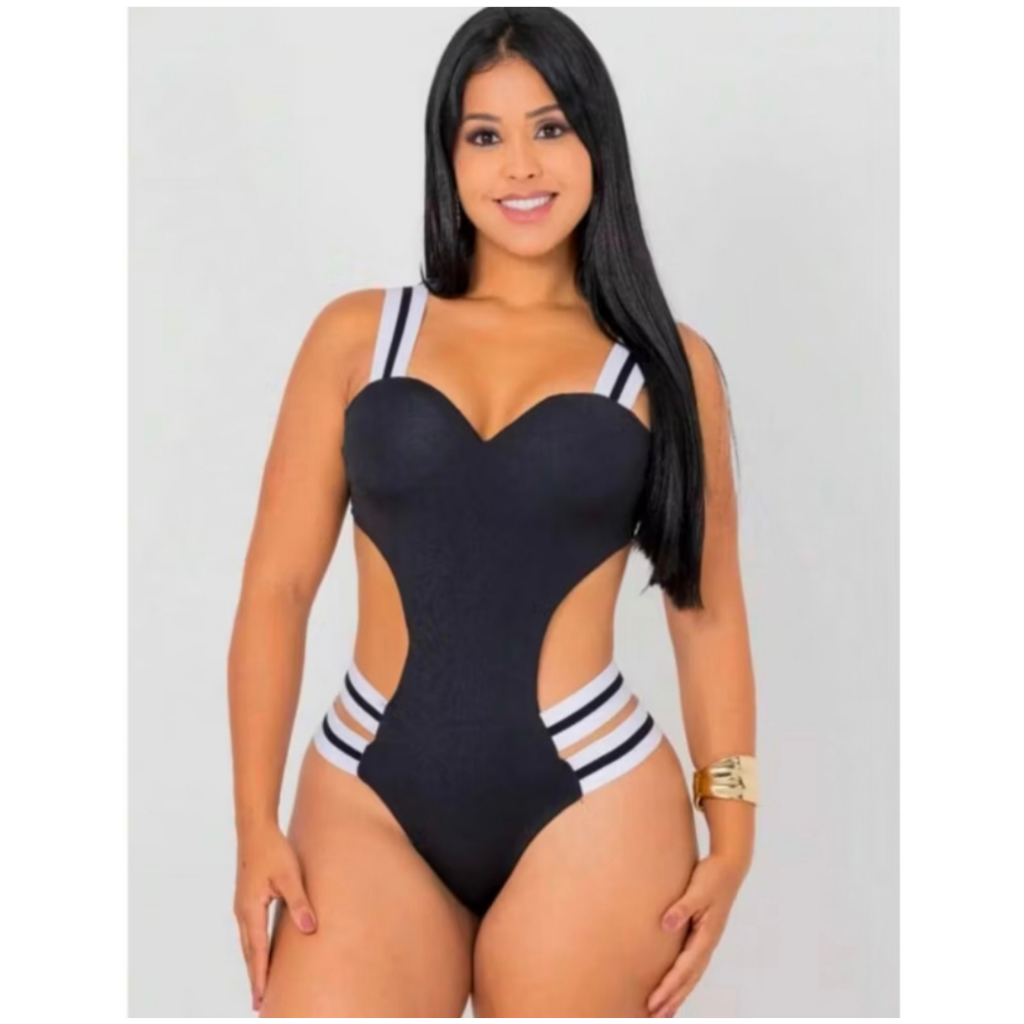Maio Feminino Com bojo  Moda Praia Duas Tiras em Oferta na Shopee
