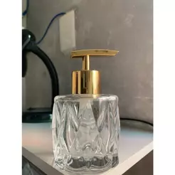 VIDRO SABONETEIRA LUXO ESCAMA 120 ML