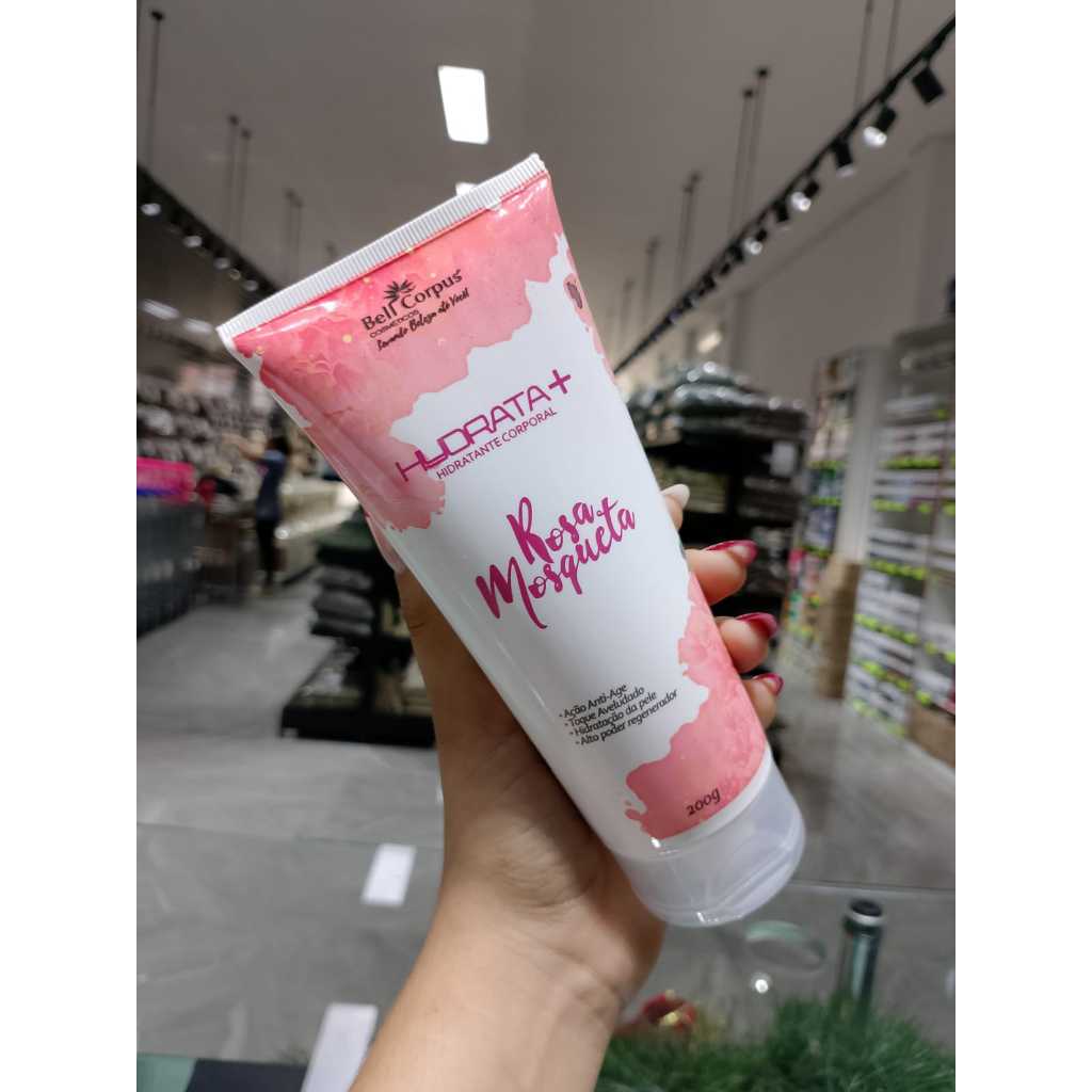 HYDRATA+ HIDRATANTE CORPORAL ROSA MOSQUETA 200G – MARCA BELL CORPUS em Oferta na Shopee