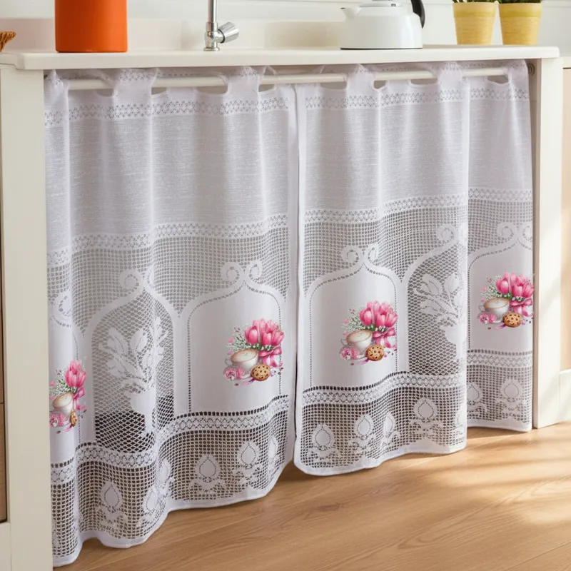 O que é Cortina de Pia de Cozinha de Renda? Guia e Onde Comprar | BuscaProdutos