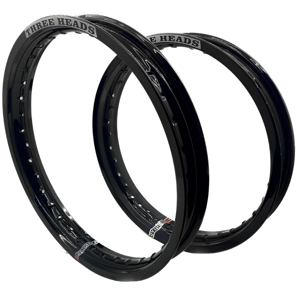 Par Aros Preto Threeheads 17x250 19x185 Bros 150 160
