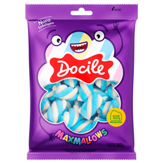 Marshmallow Twist Azul e Branco 250g Docile em Oferta na Shopee