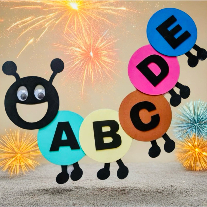 Centopéia Alfabeto Eva, para escolas, creches, professores e  alfabetização