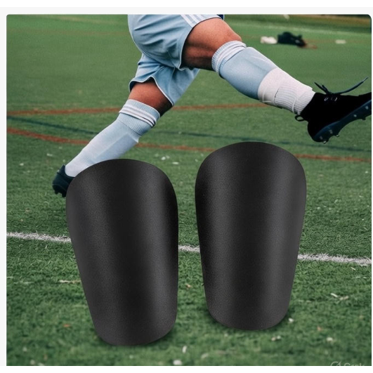 Mini Caneleiras de Futebol, 1 Par, Resistentes ao Desgaste, Absorção de Impacto, Leves para Treinamento【Preto XS】 em Oferta na Shopee