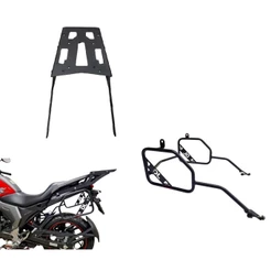 kit bagageiro suporte traseiro + afastador alforge Chapam Haojue DL 160