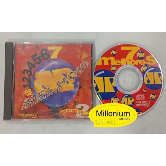 CD As Sete Melhores Volume 2 1995 Original gravadora Colecionador Ótimo Estado