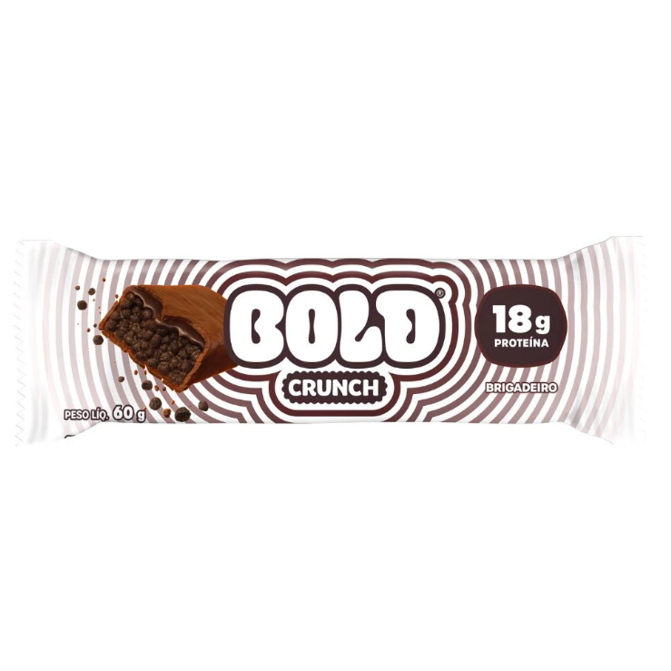 Barra de Proteína BOLD CRUNCH Unidade 60g - BRIGADEIRO