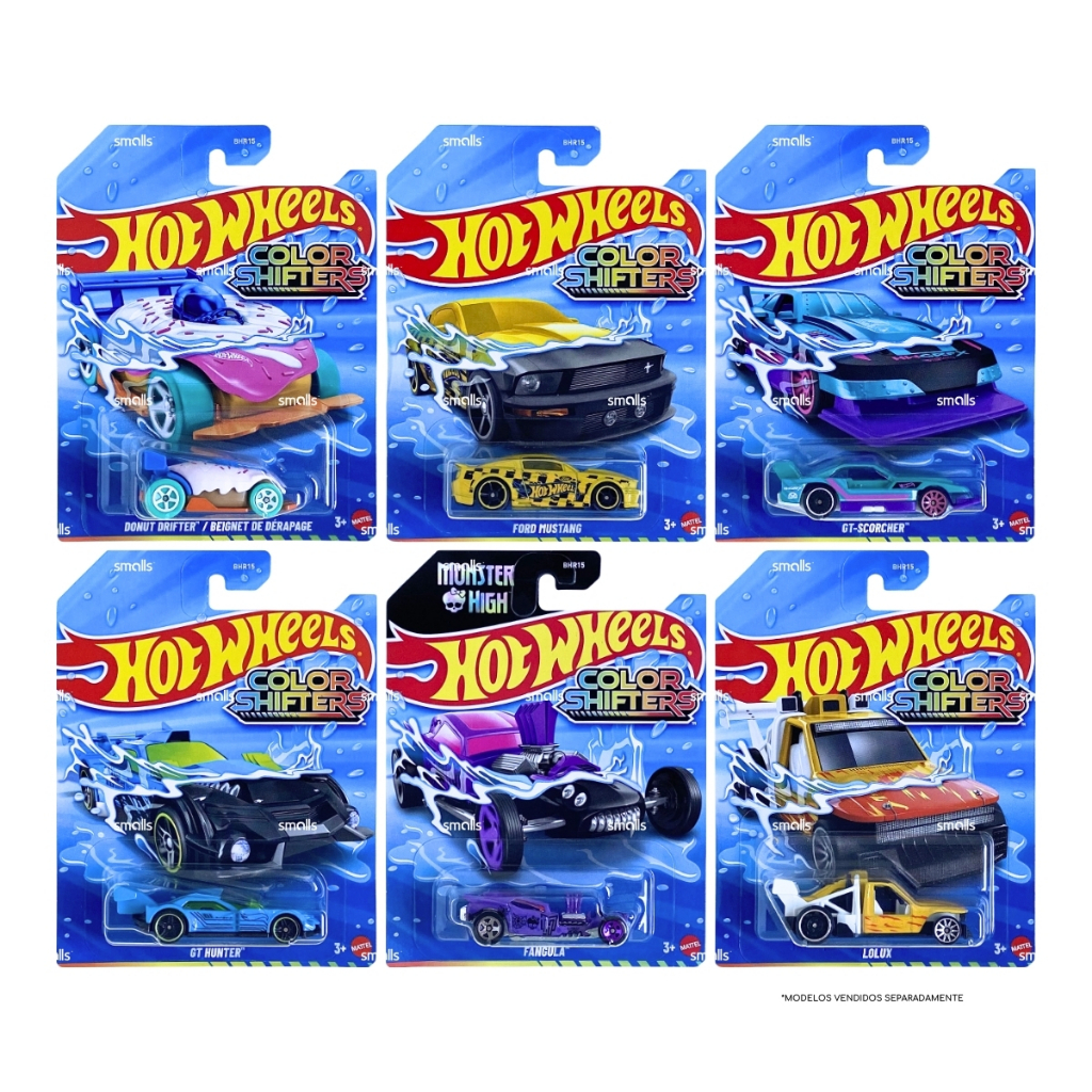 Hot Wheels Color Shifters - Muda de Cor - À Escolha - Mattel