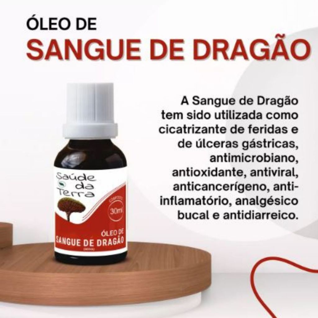 Óleo Sangue de Dragão 30 ml - Saúde da Terra