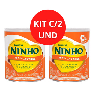 KIT C/2 Composto Lácteo Ninho Forti+ Zero Lactose Nestlé a partir de 1 ano 380g em Oferta na Shopee